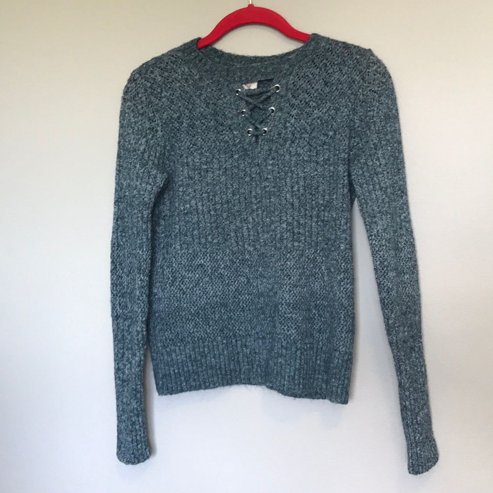 Long sleeve knit sweater